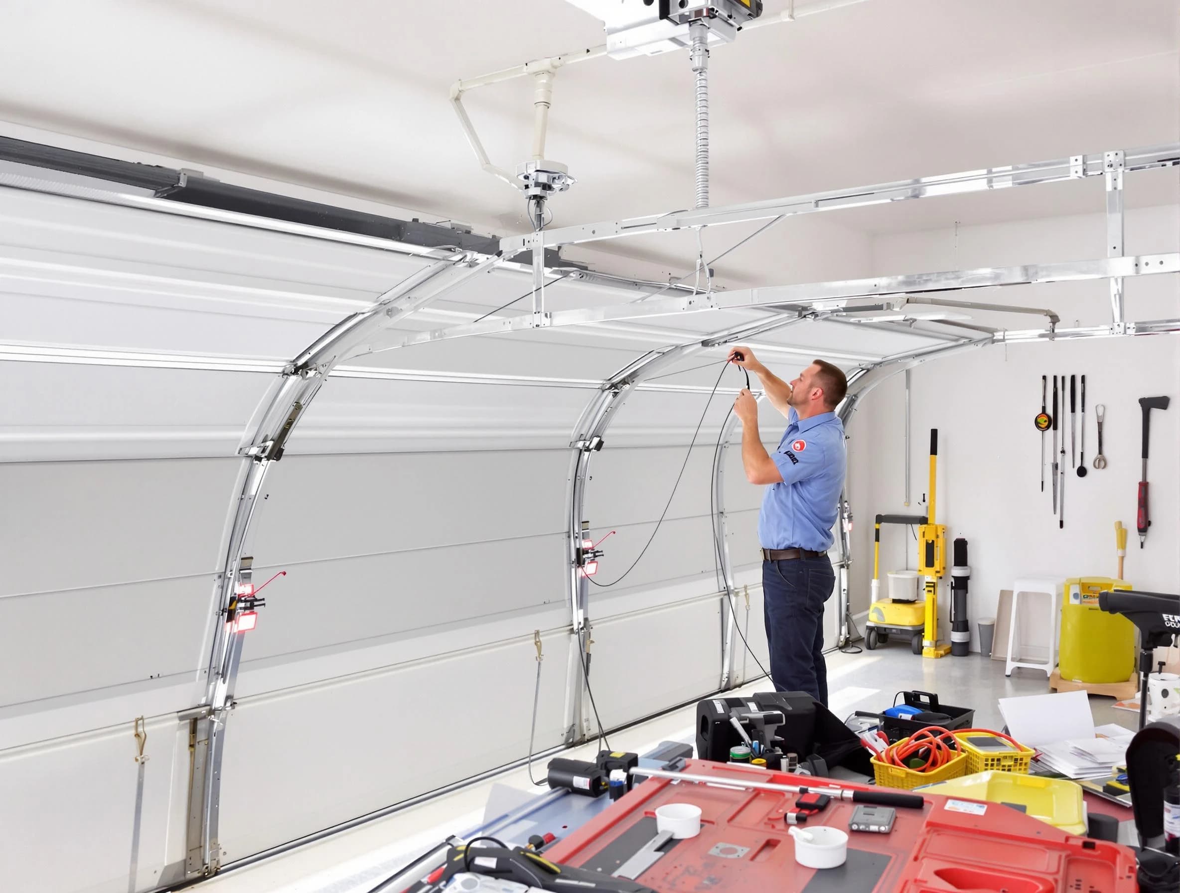 Garage door cable repair service by Harrison Garage Door Repair in Harrison