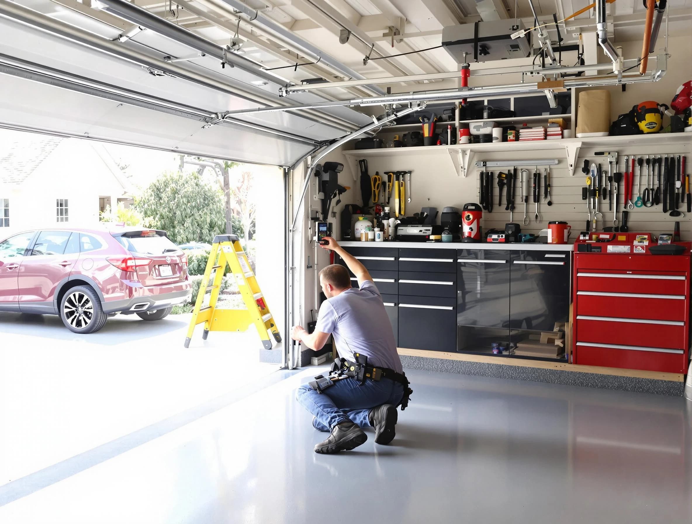 Local garage door repair service by Harrison Garage Door Repair in Harrison