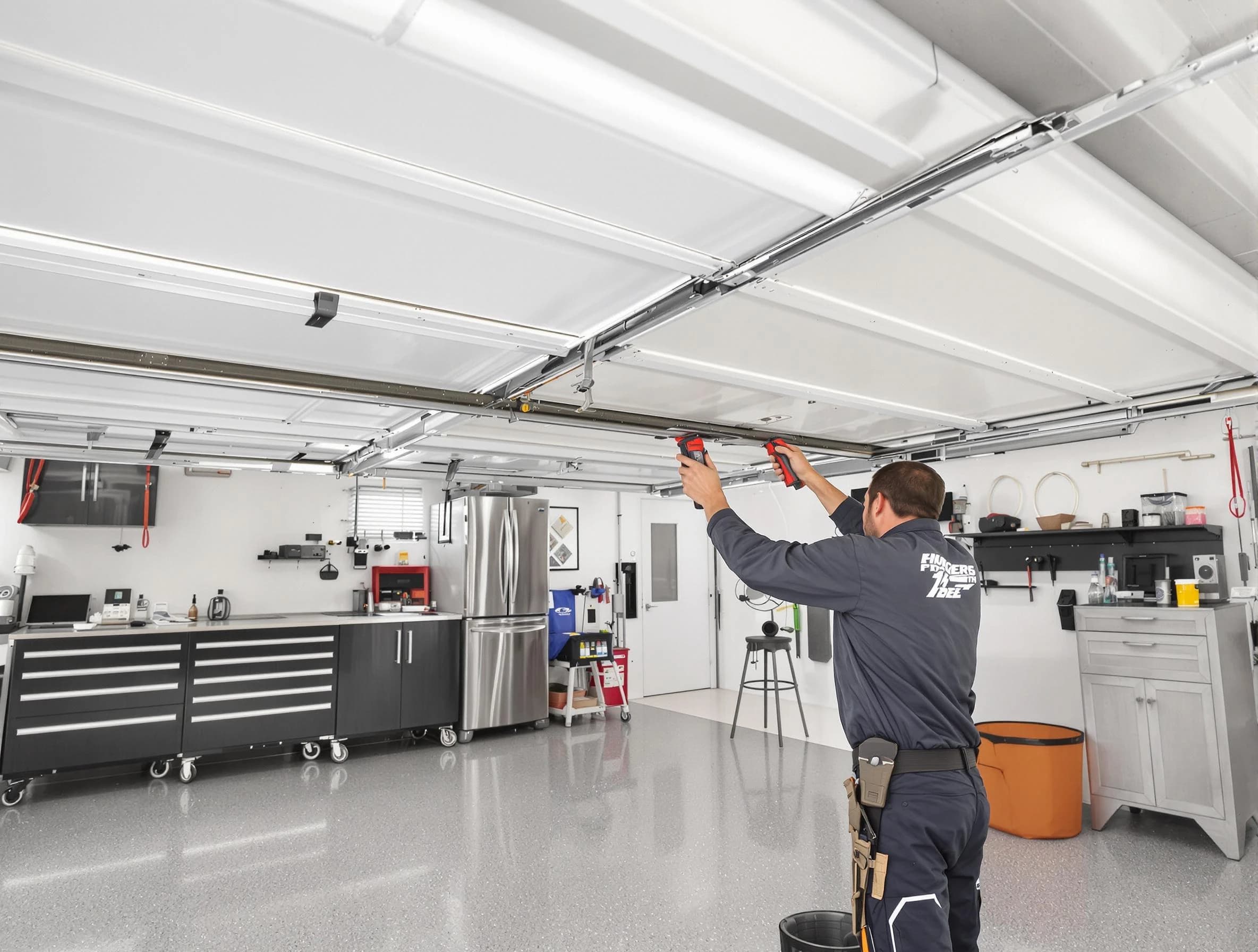 Overhead garage door repair service by Harrison Garage Door Repair in Harrison