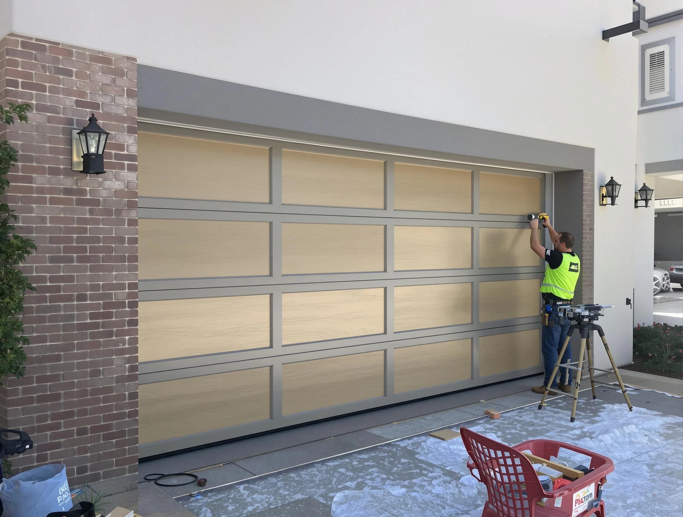 Garage door replacement service by Harrison Garage Door Repair in Harrison
