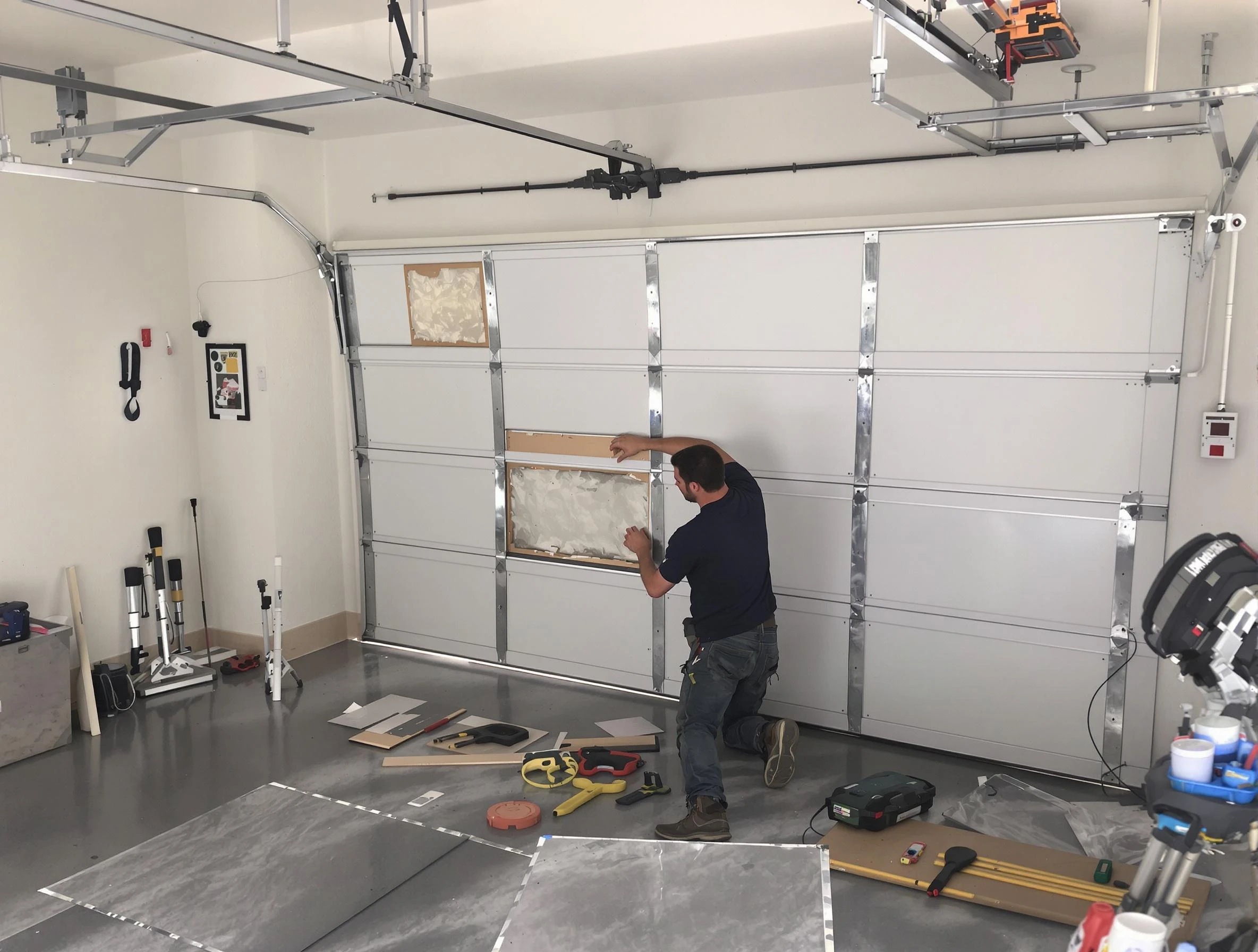 Garage Door Panel Repair in Harrison