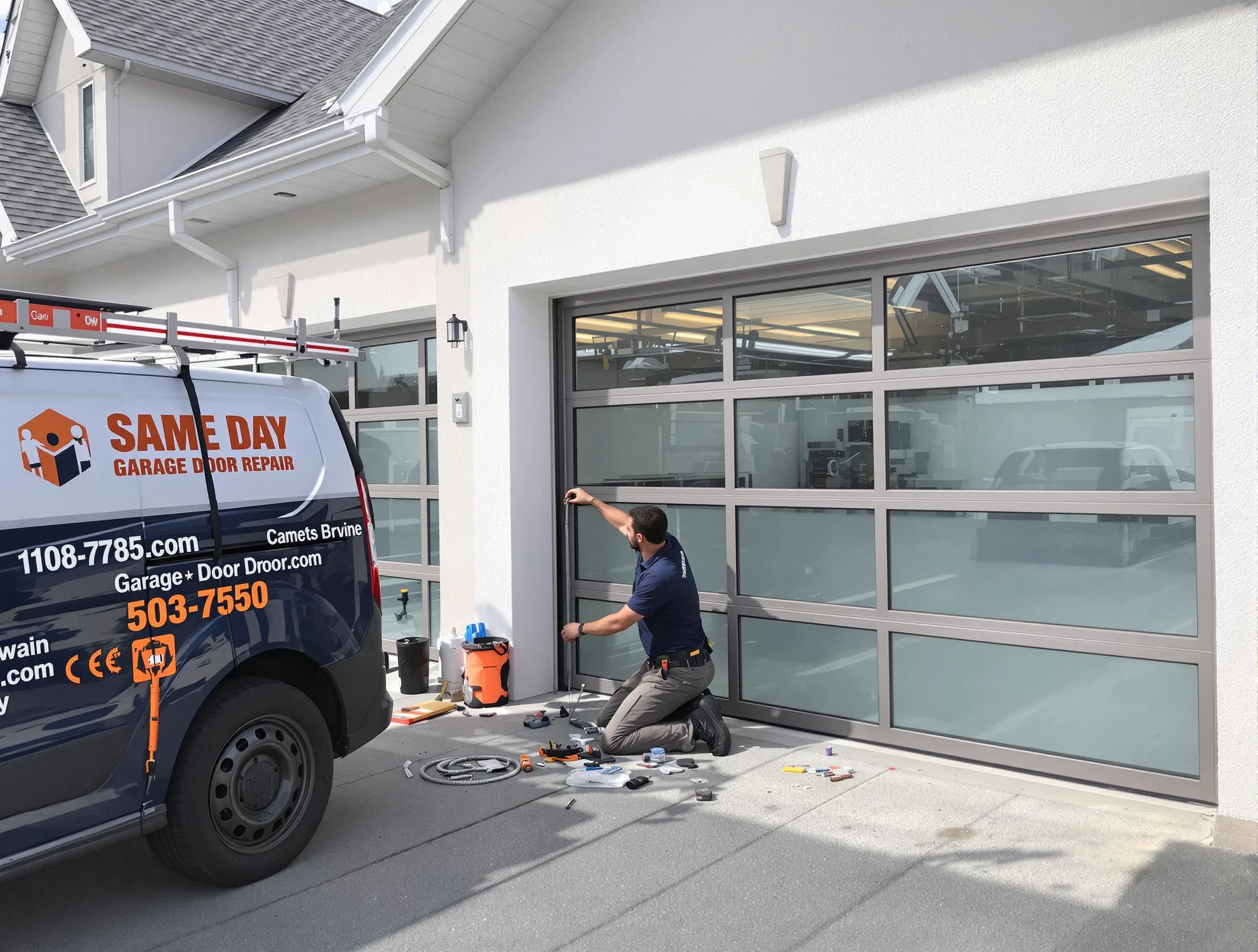 Same-day garage door repair service by Harrison Garage Door Repair in Harrison